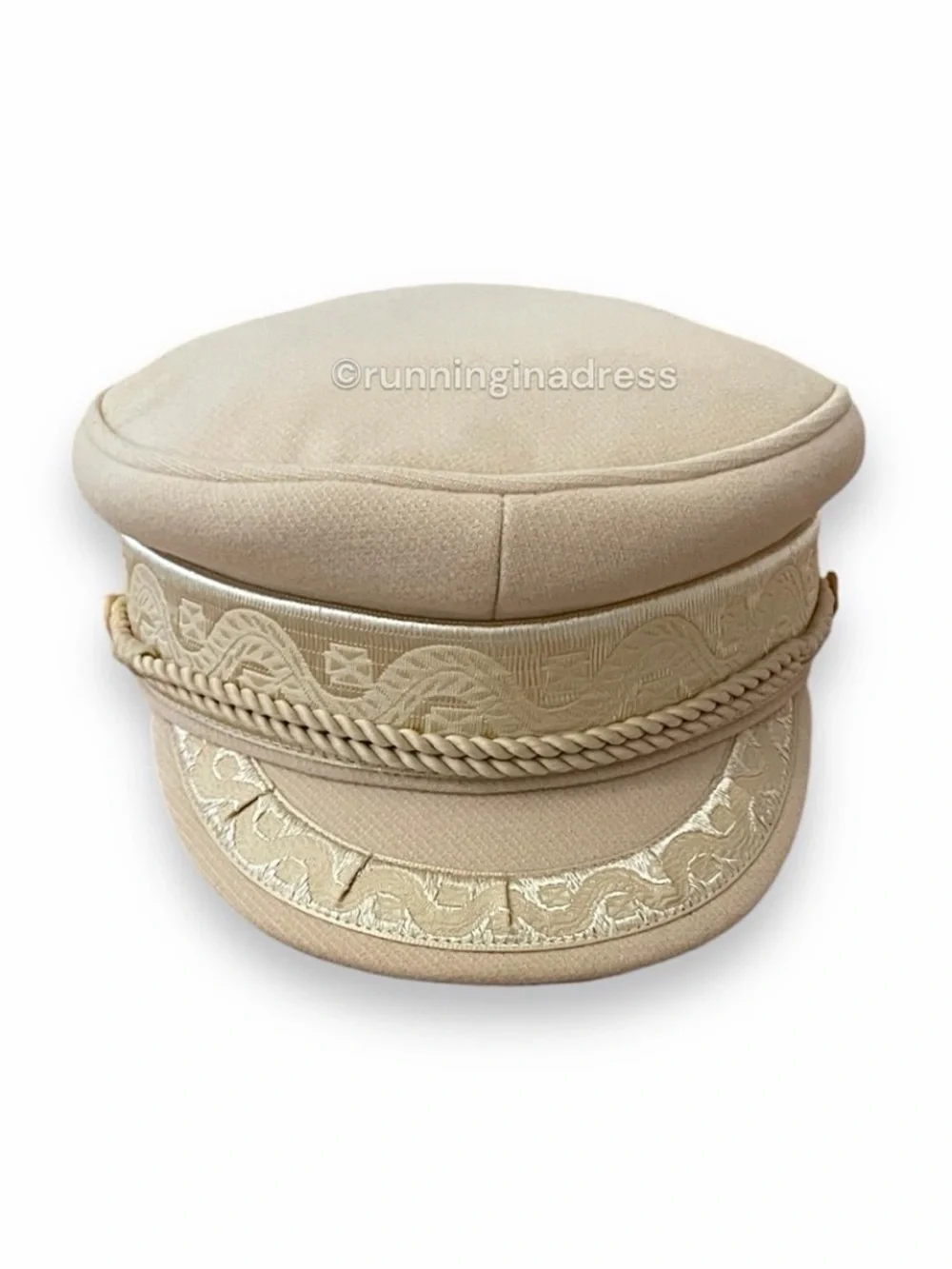 NWT Lack of Color Riviera Cap Cream Gold Baker Boy Fisherman Sailor Hat M 57